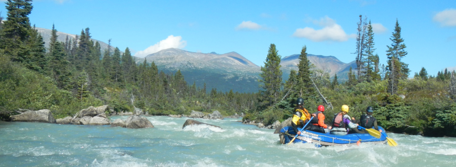 IWLS offers swiftwater rescue programs and safety training.  Tustshi River, BC 