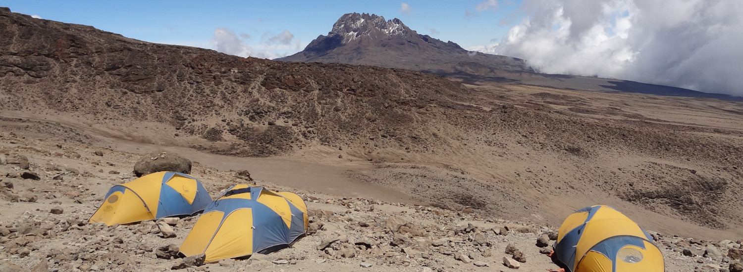 Custom course high camp on Kilimanjaro, Tanzania