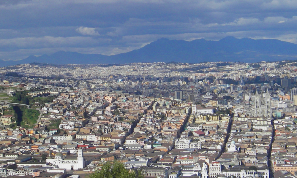 The beautiful eternal spring city of Quito, Ecuador