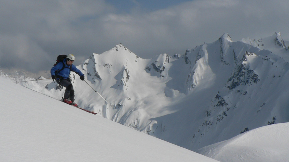 Ski mountaineering in the Chilkat Range