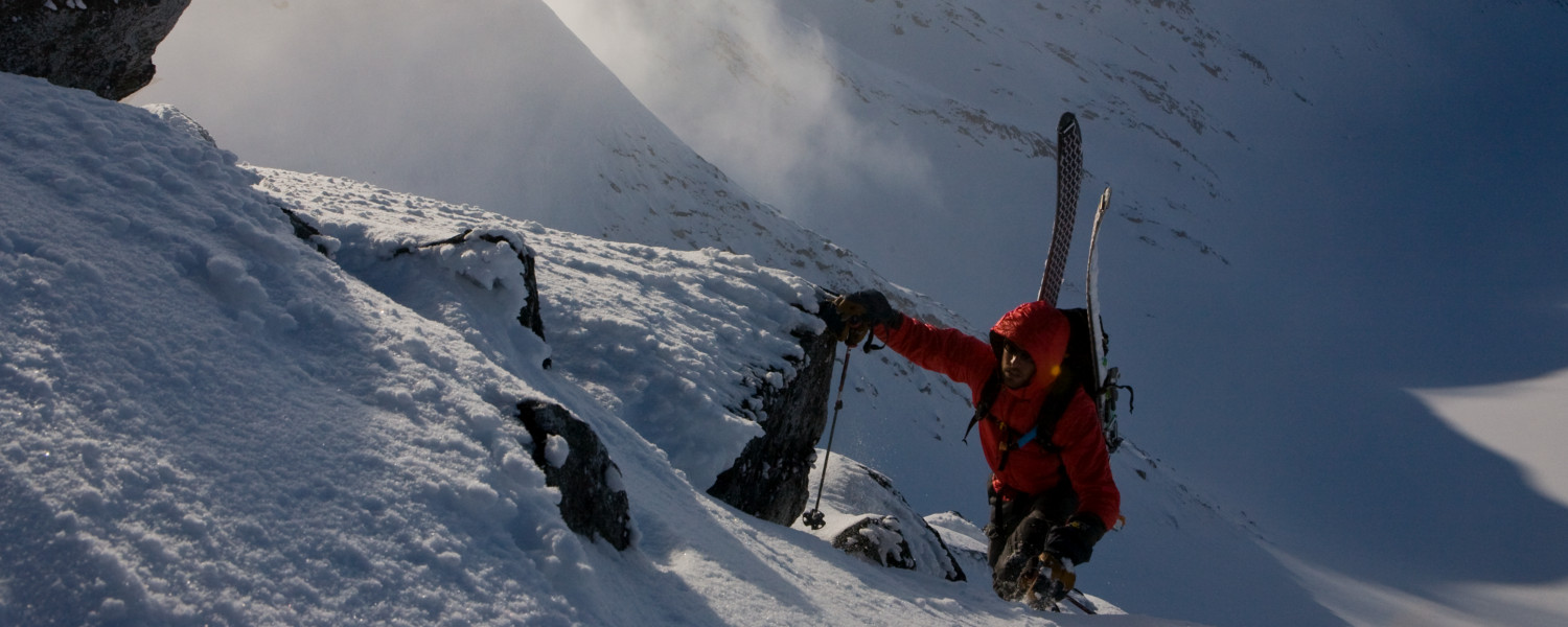 Ski mountaineering outside of Haines - Jay Beyer
